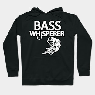 Bass Whisperer   Funny Fisherman  Ee Hoodie